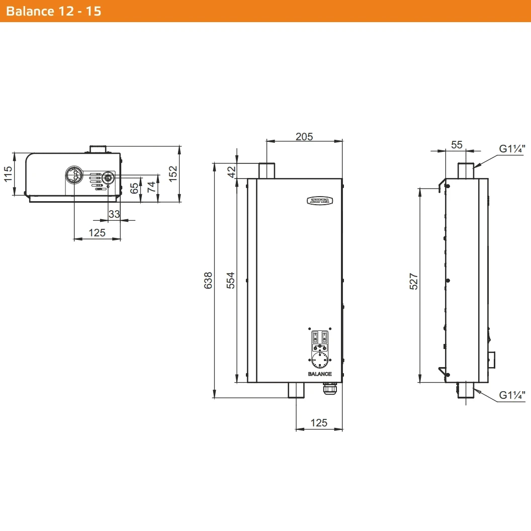 Электрокотел ZOTA Balance - 15