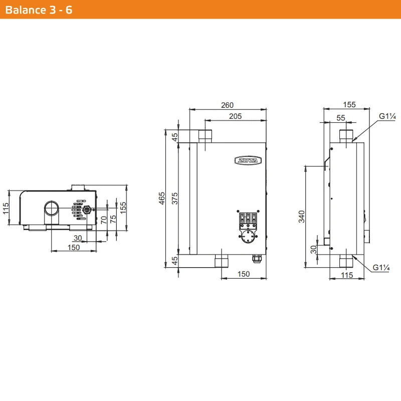 Электрокотел ZOTA Balance 4,5