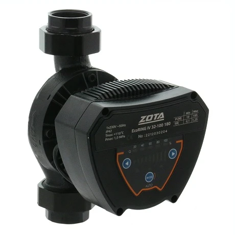 Насос ZOTA EcoRING IV 25-120 180 с гайками