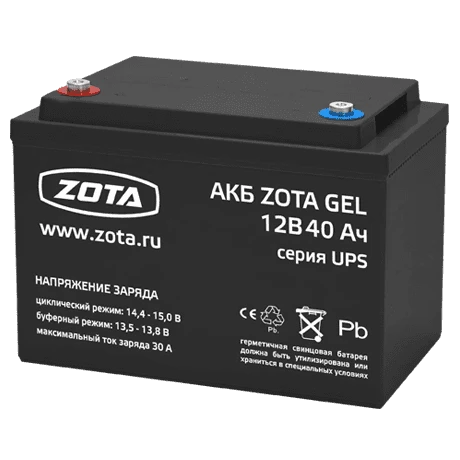 Аккумулятор ZOTA GEL 40-12