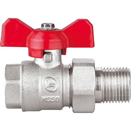 Кран шаровый D=11/4 со сгоном Double-lin