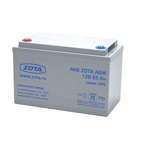 Аккумулятор ZOTA AGM 65-12