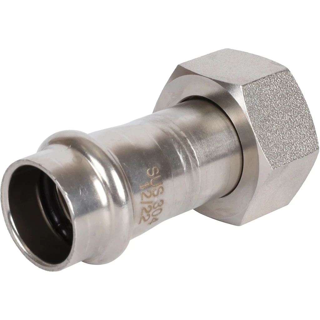 Муфта с накидной гайкой пресс ВП х ВР D 22 х 3/4" ROMMER