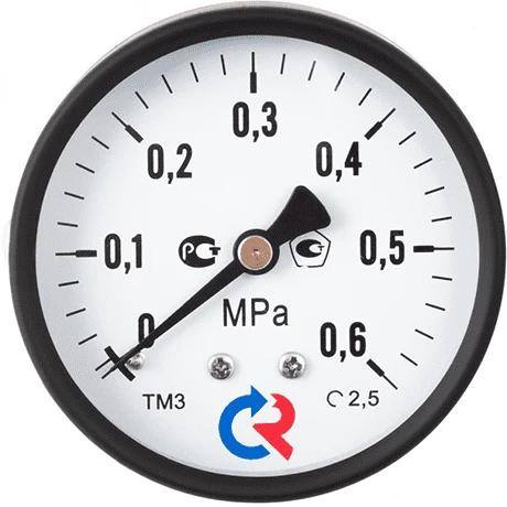 Манометр ТМ-310Т 6 бар, 1/4 аксиальный