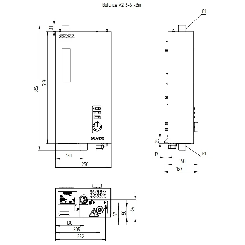 Электрокотел  ZOTA Balance V2 - 3