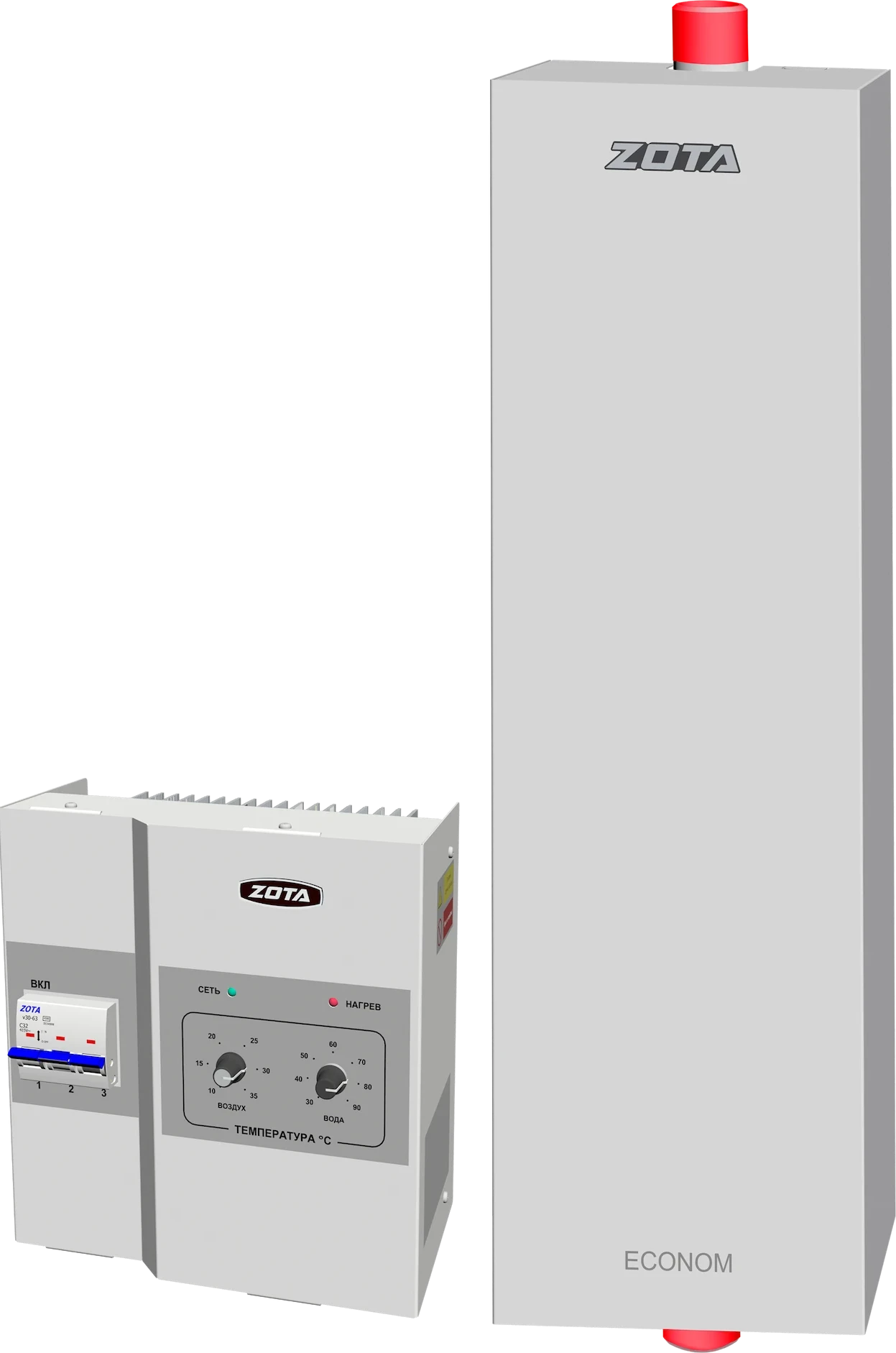 Электрокотел ZOTA Econom V2 SSR (комплект) - 12