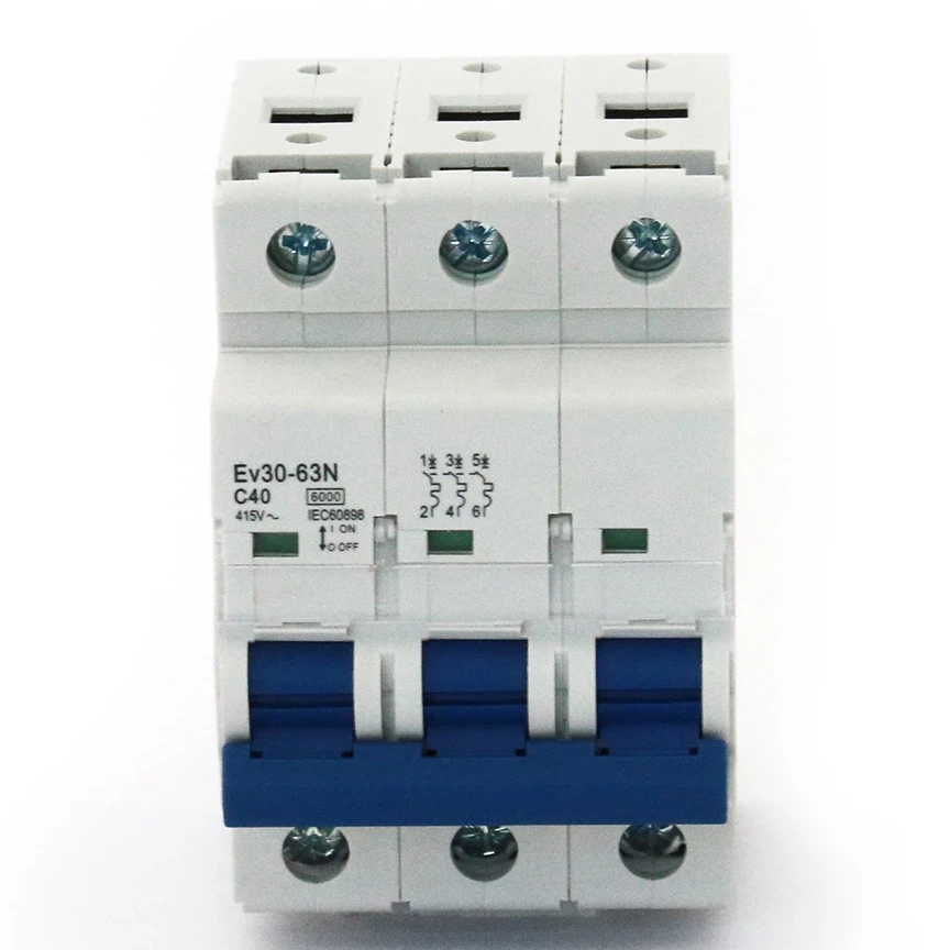 Авт.выключатель Ev30-63N 3P 6kA 40A C  ОЕМ