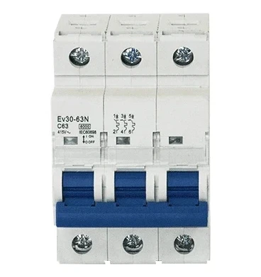 Авт.выключатель Ev30-125 3P 10kA 80A C ОЕМ