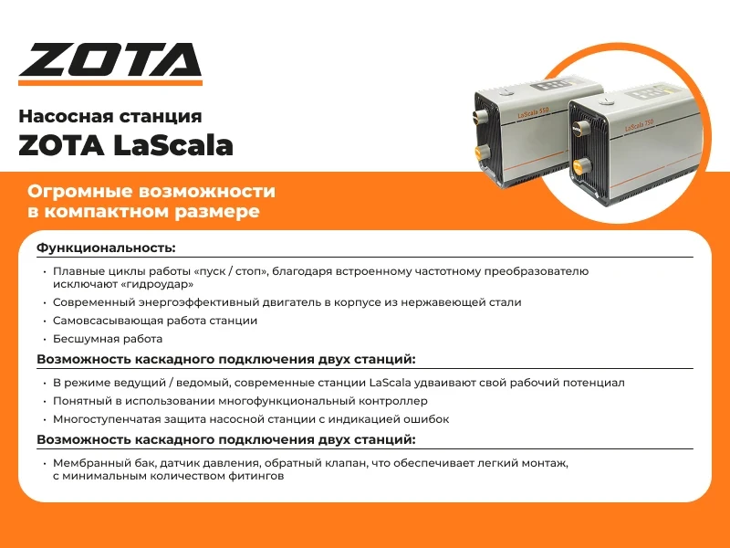Насосная станция ZOTA LaScala-550