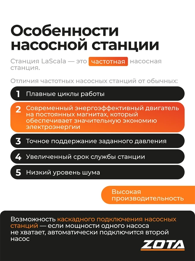 Насосная станция ZOTA LaScala-750