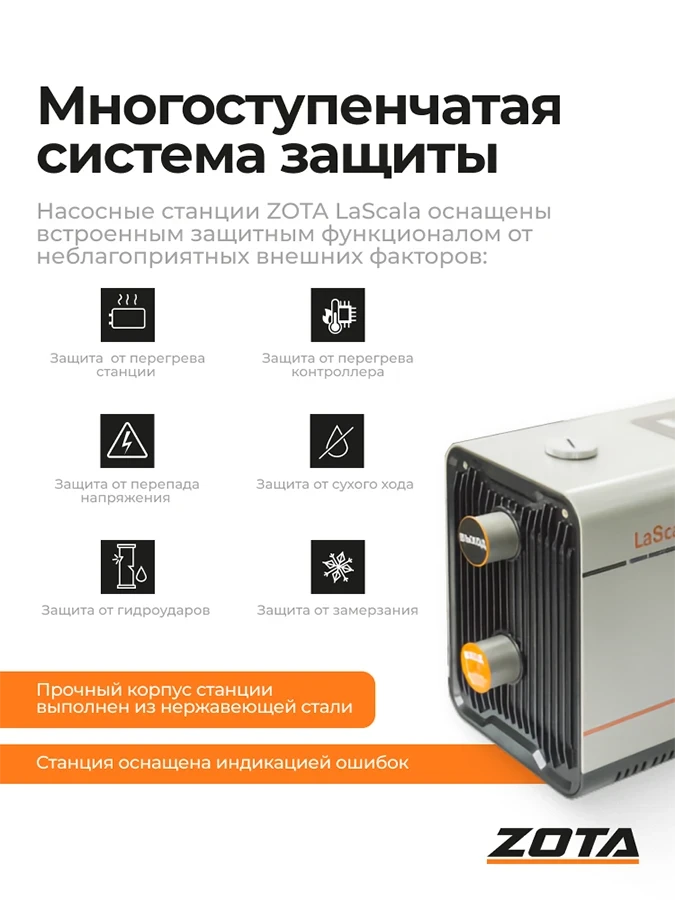 Насосная станция ZOTA LaScala-750