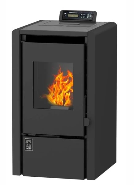 Пеллетный камин  A6H13 black 6кВт WIFI