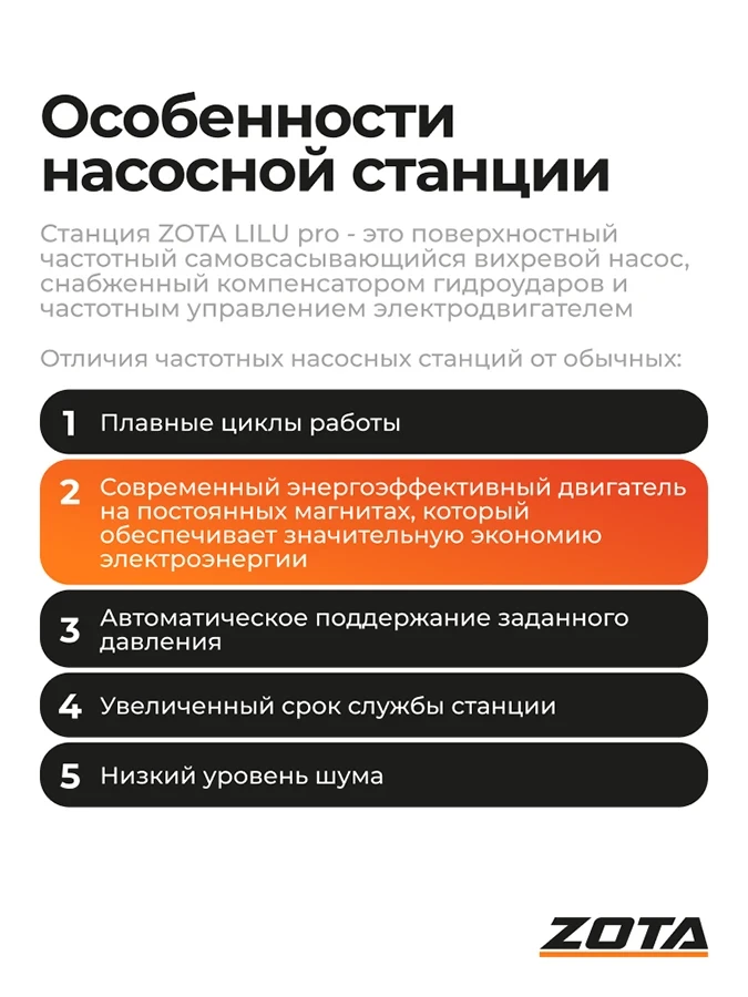 Насосная станция ZOTA LILU pro 250