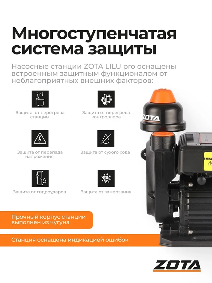 Насосная станция ZOTA LILU pro 600