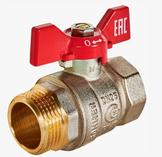 Кран шаровый  D=1"(вн.-нар.) "Rommer"