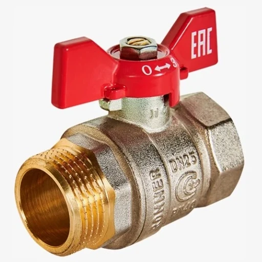 Кран шаровый  D=1/2"(вн.-нар.) "Rommer"