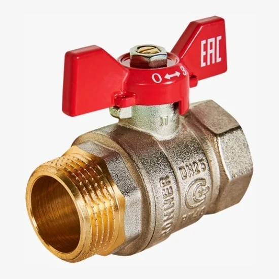 Кран шаровый  D=3/4"(вн.-нар.) "Rommer"