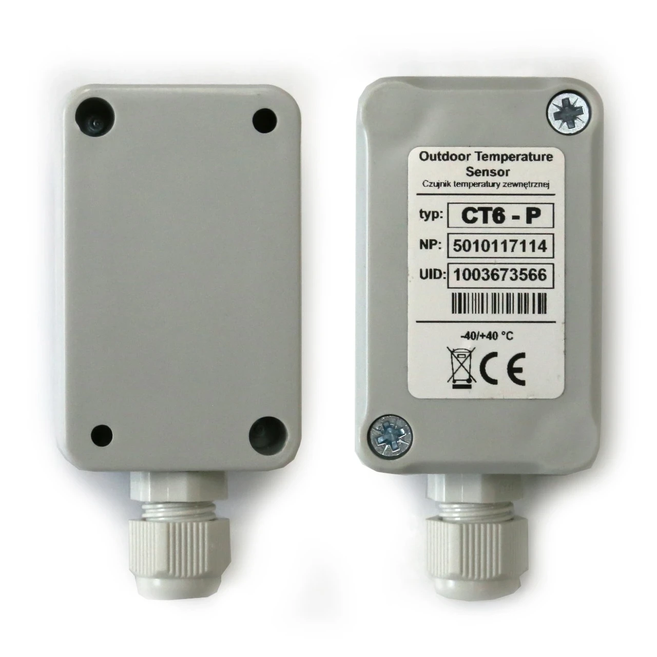 Датчик погодозависимого управления CT 6-P