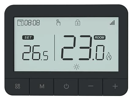 Термостат  комнатный беспроводной ZOTA ZT-84W Wi-Fi OT+