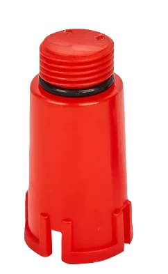 Заглушка длинная 1/2" красная