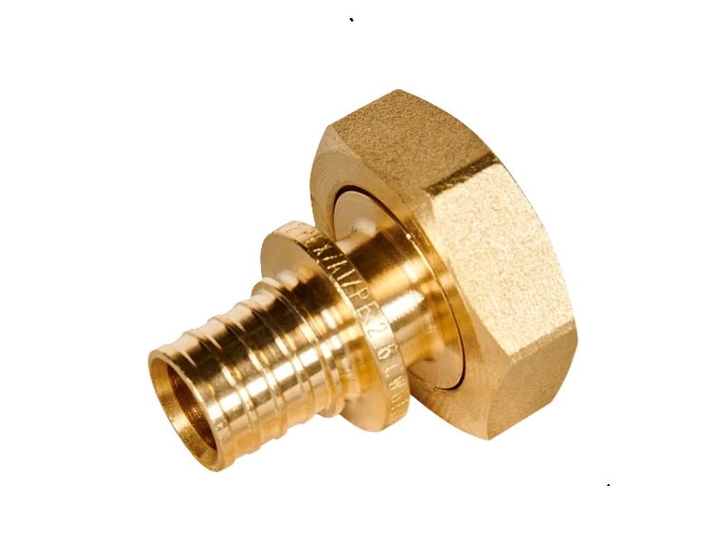 Переходник аксиальный с накидной гайкой ROMMER 16х3/4" евроконус