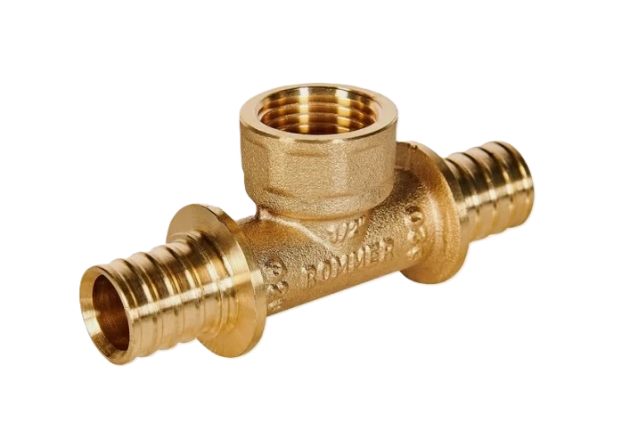 Тройник аксиальный с внутренней резьбой ROMMER 20х3/4"х20