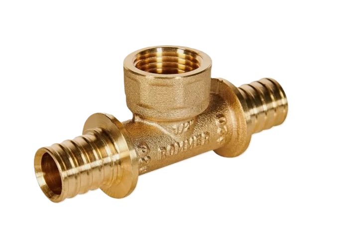 Тройник аксиальный с внутренней резьбой ROMMER 25х3/4"х25