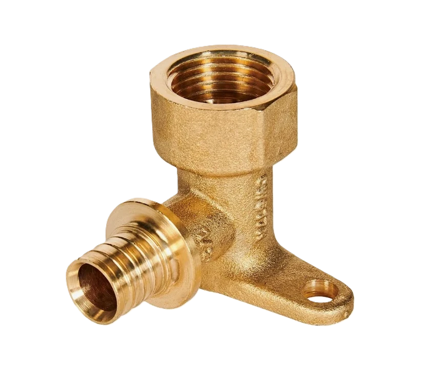 Угольник аксиальный настенный с креплением ROMMER 16х1/2"