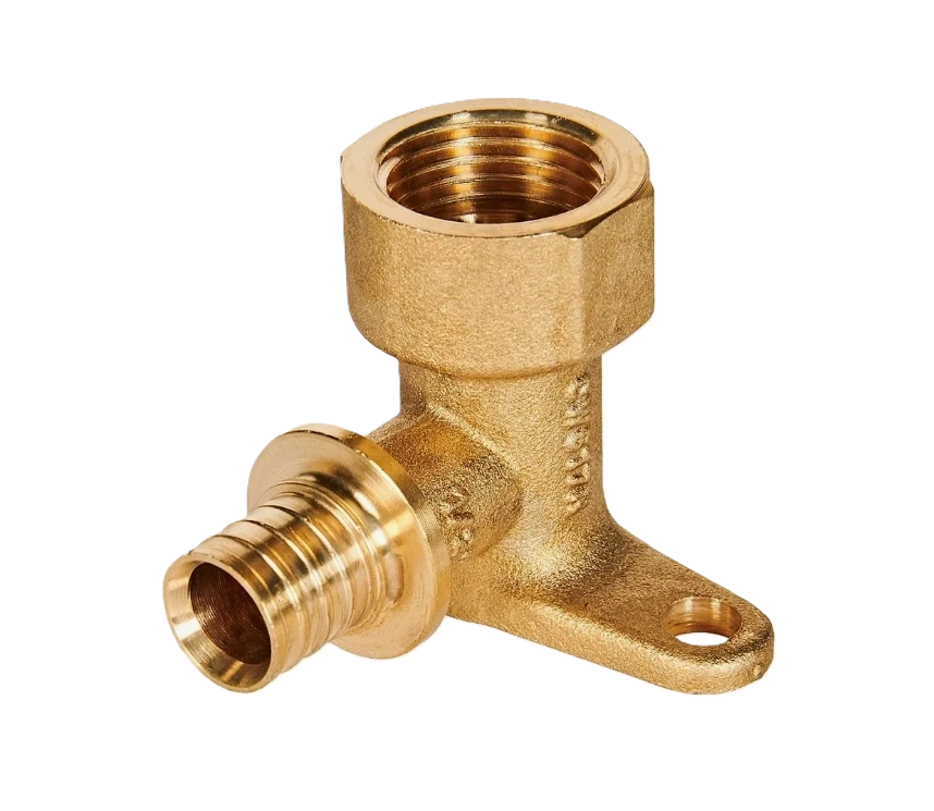 Угольник аксиальный настенный с креплением ROMMER 20х1/2"