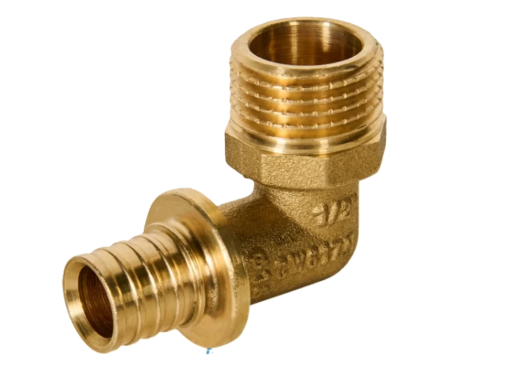 Угольник-переходник аксиальный с наружной резьбой ROMMER 20x1/2"