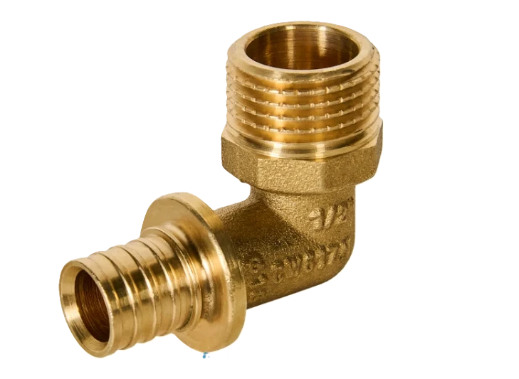 Угольник-переходник аксиальный с наружной резьбой ROMMER 20x3/4"