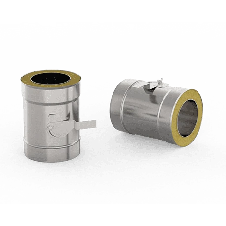 Сэндвич-шибер Ø120/220 AISI439/439 1,0/0,5мм L=0,25м