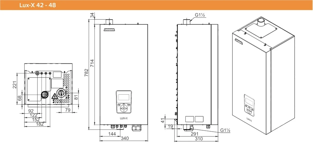 Электрокотел ZOTA Lux-X 48